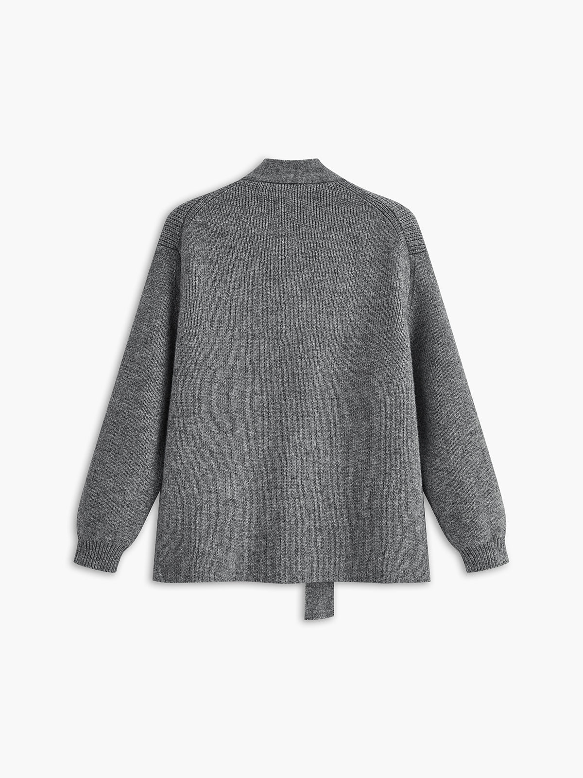 Cardigan rétro à col V et boutons 