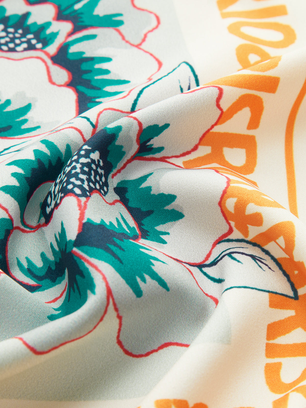 Asymmetrischer Minirock mit Urlaubsmotiv 