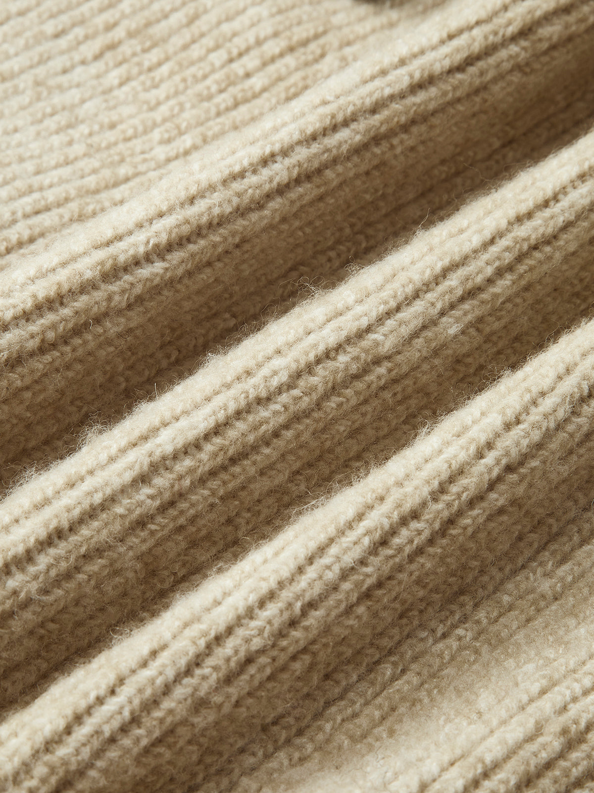 Vêtements d'extérieur en maille duveteuse avec fermeture éclair 