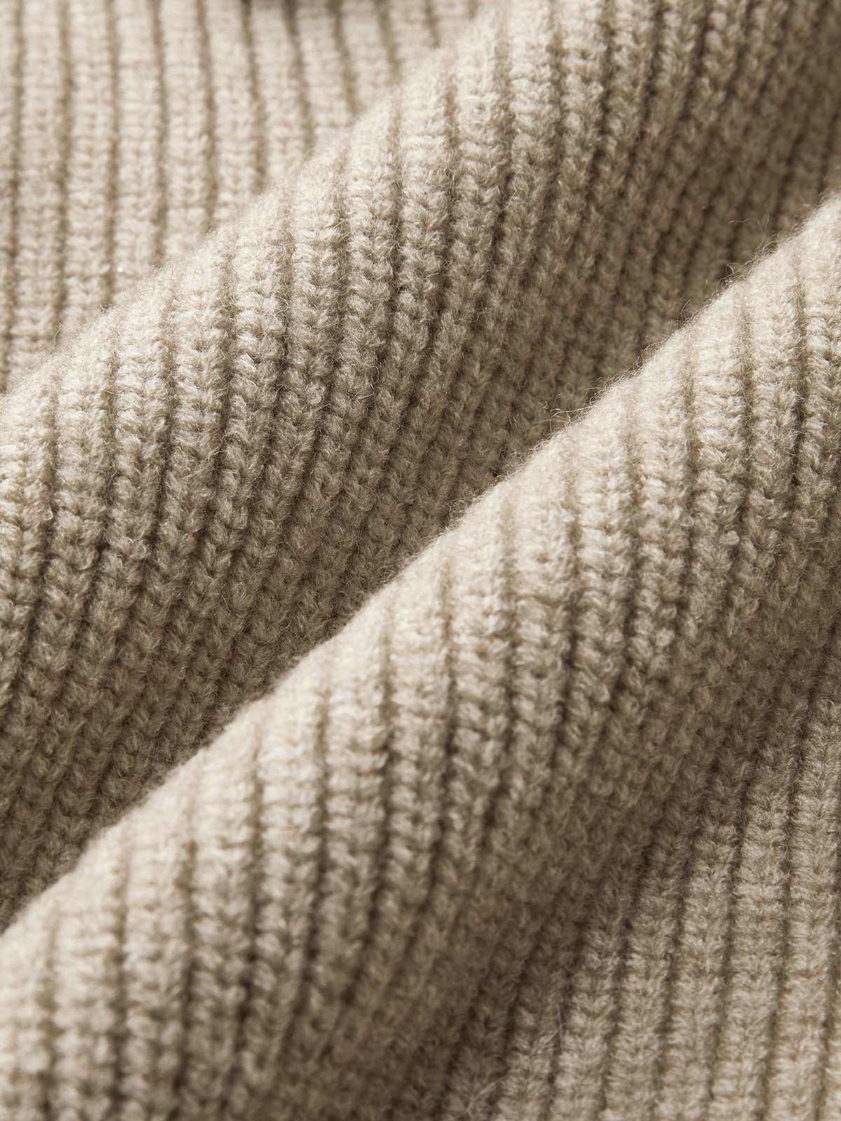 Pull chaud à manches courtes côtelées