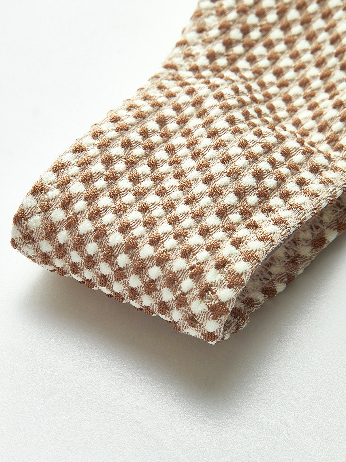 Bikini-Set mit kontrastierendem Karomuster 