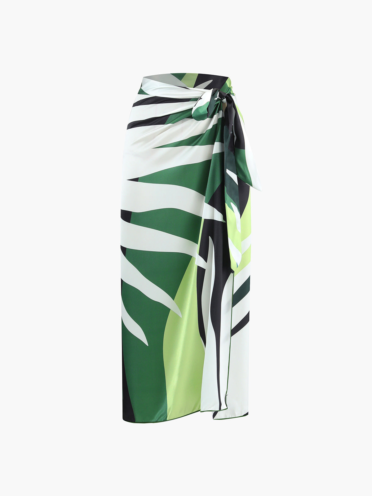 Cache-maillot imprimé forêt tropicale 