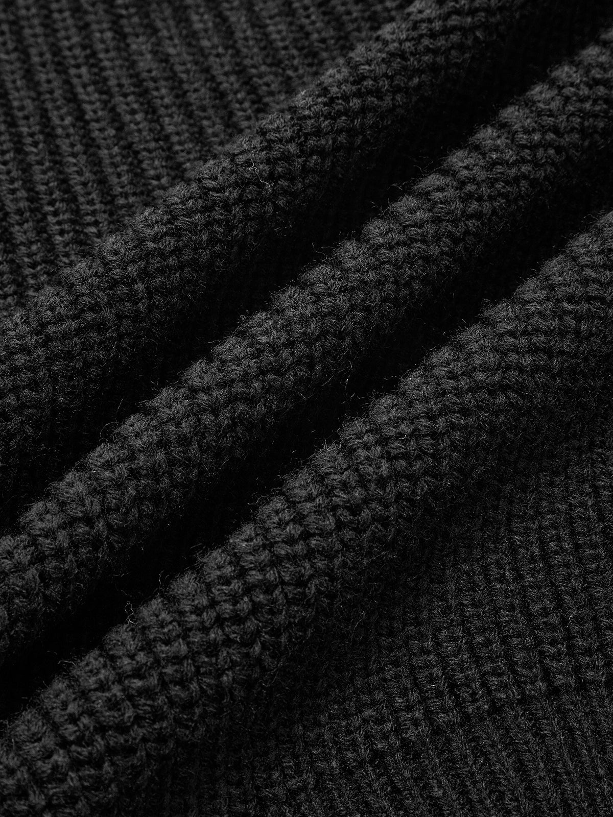 Haut en maille côtelée à col rond et imprimé floral