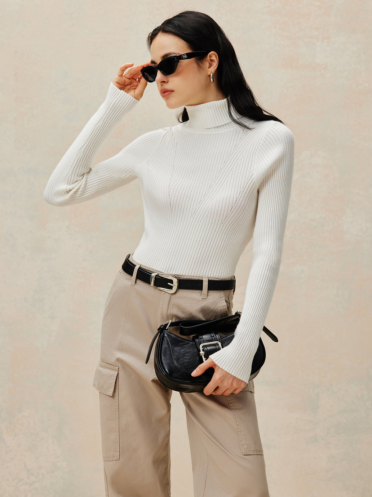 Pull en maille dos nu