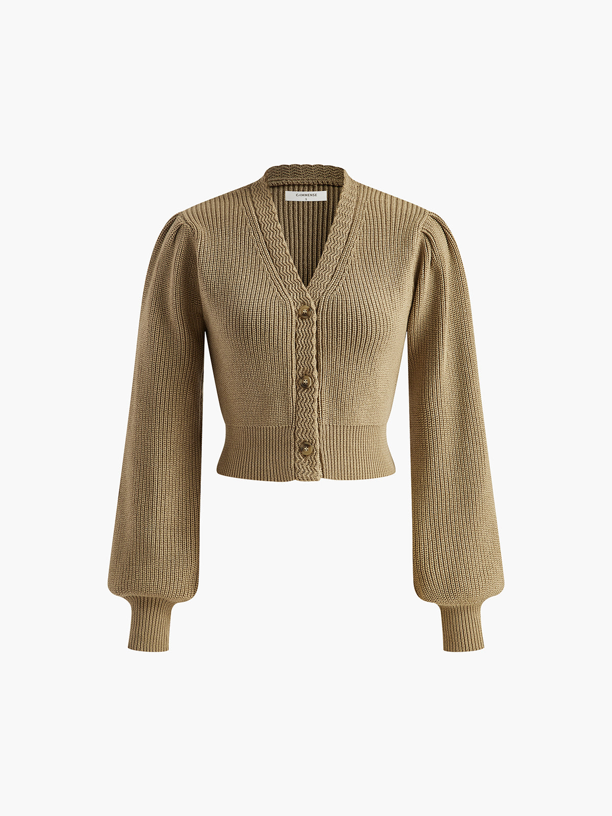 Cardigan vintage à col en V 