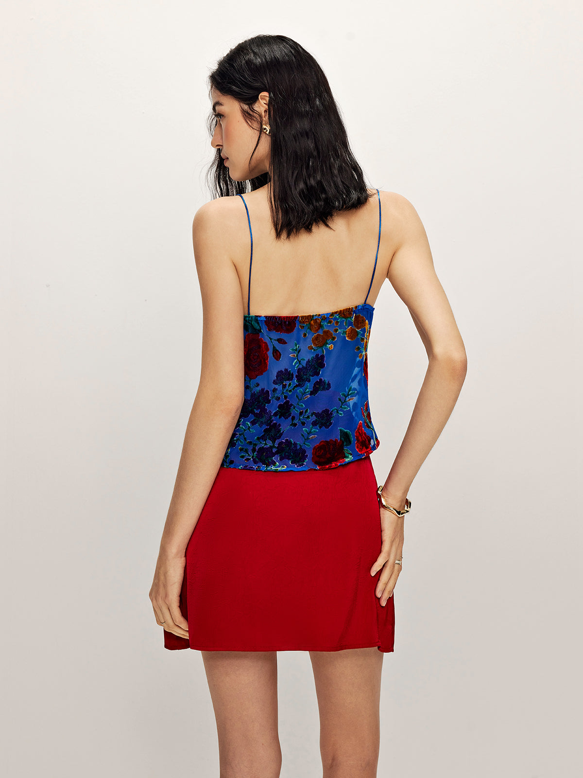 Bedrucktes Schnür-Top 