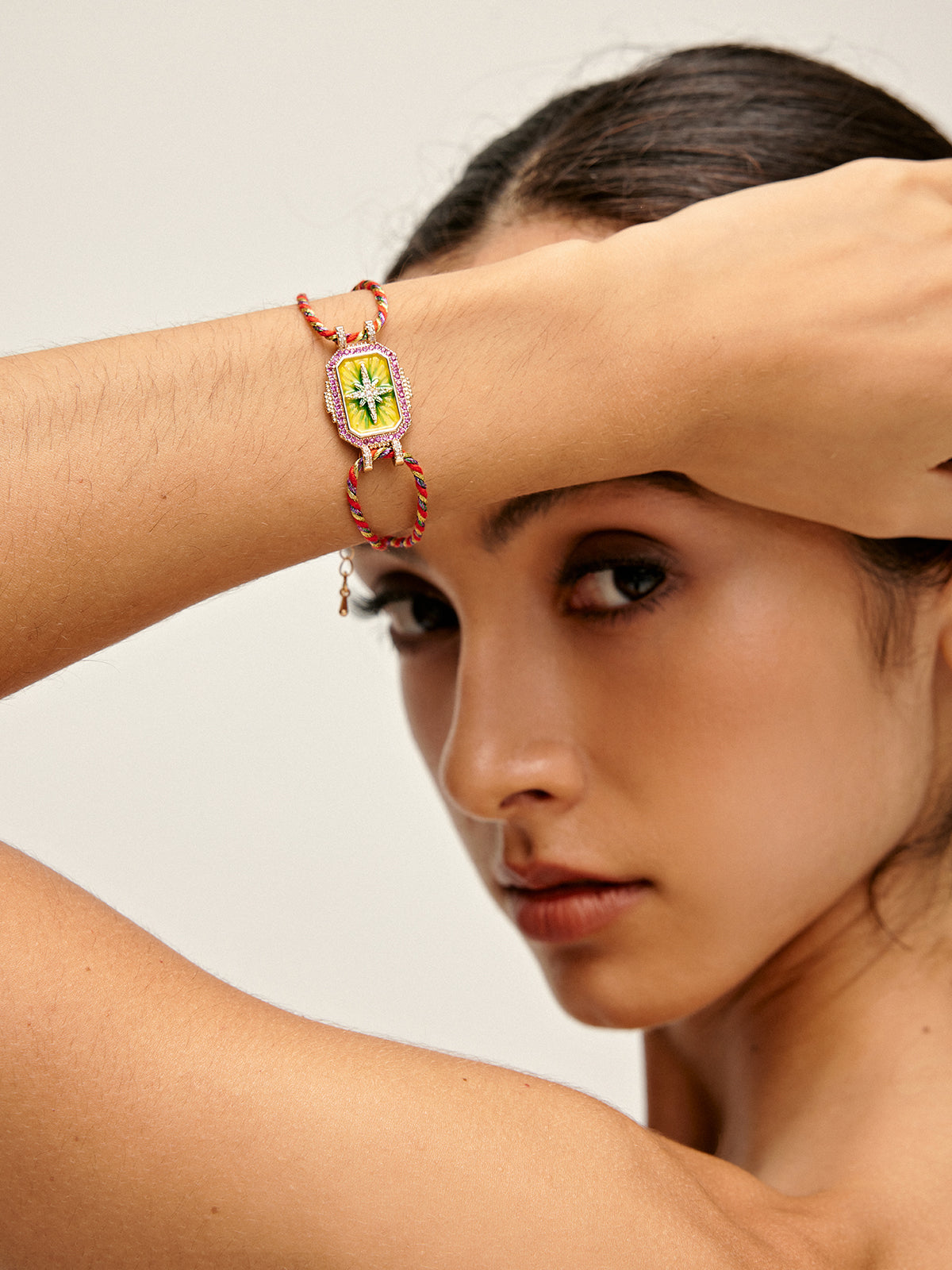 Bracelet bohème à double cordon 