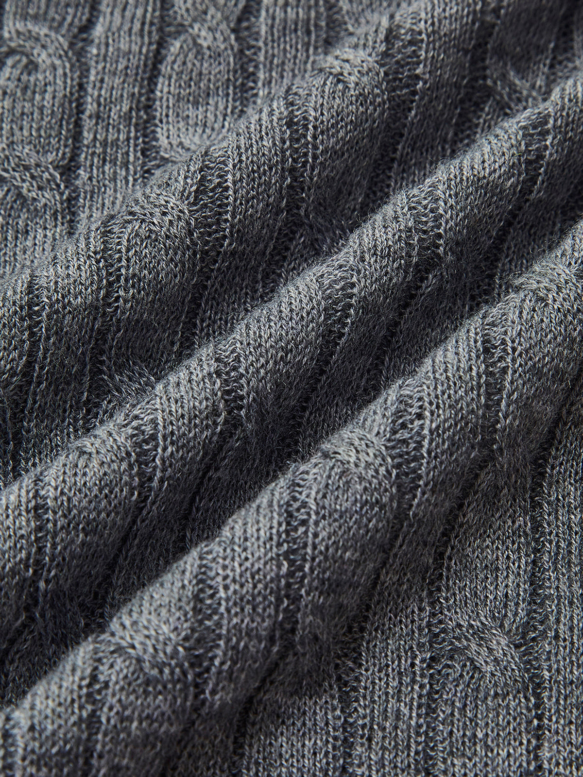 Gilet en maille torsadée jacquard 