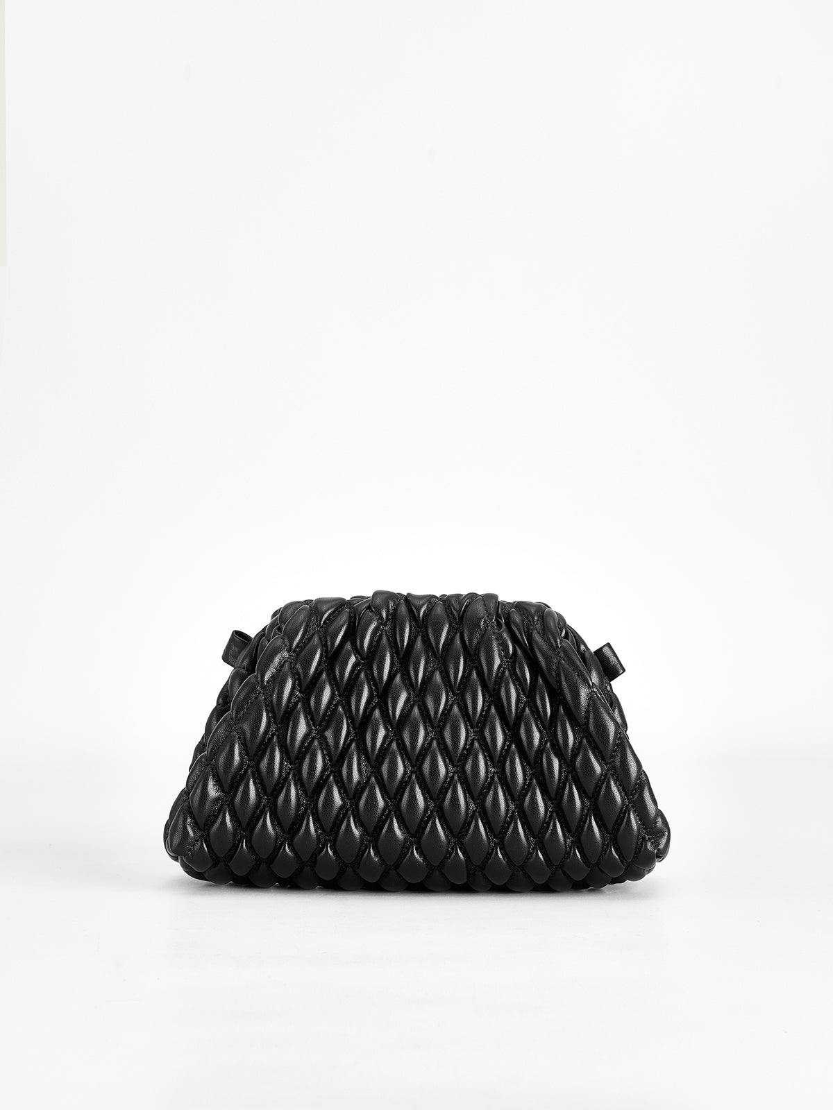 Rhombus Clutch &amp; Shoulder Dumpling Bag 