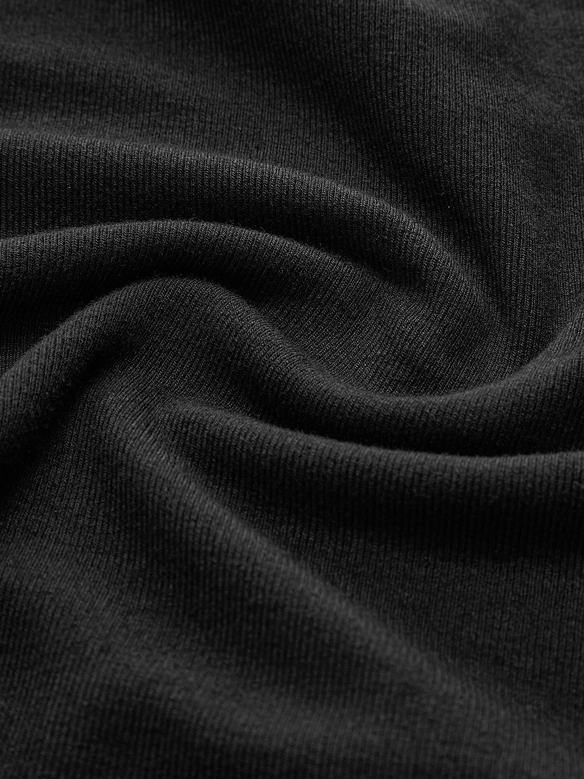 Asymmetrisches, einfarbiges Langarm-T-Shirt 