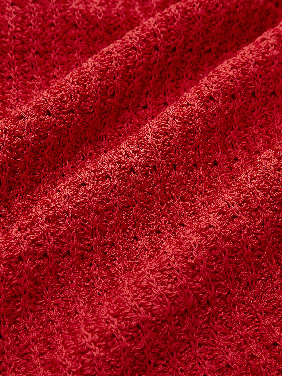 Cardigan à bordure ondulée et boutonnage 