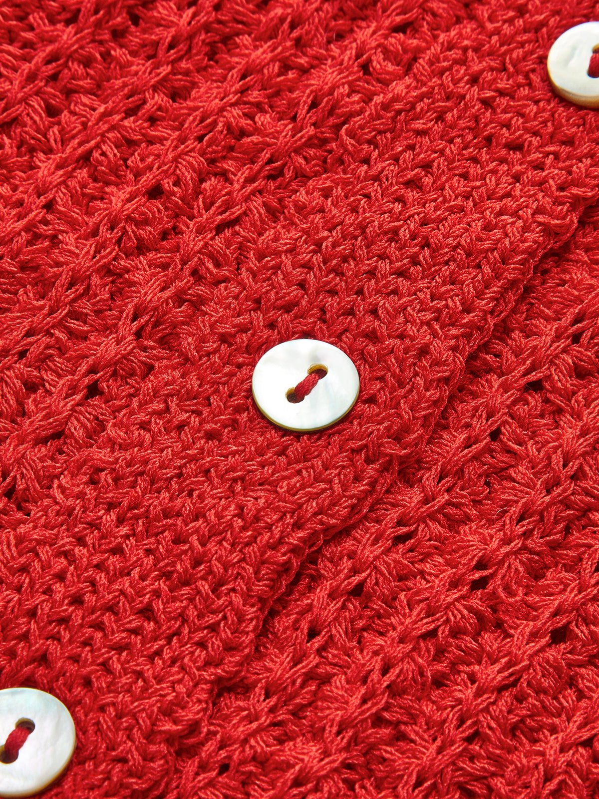 Gilet sans manches à bordure ondulée 