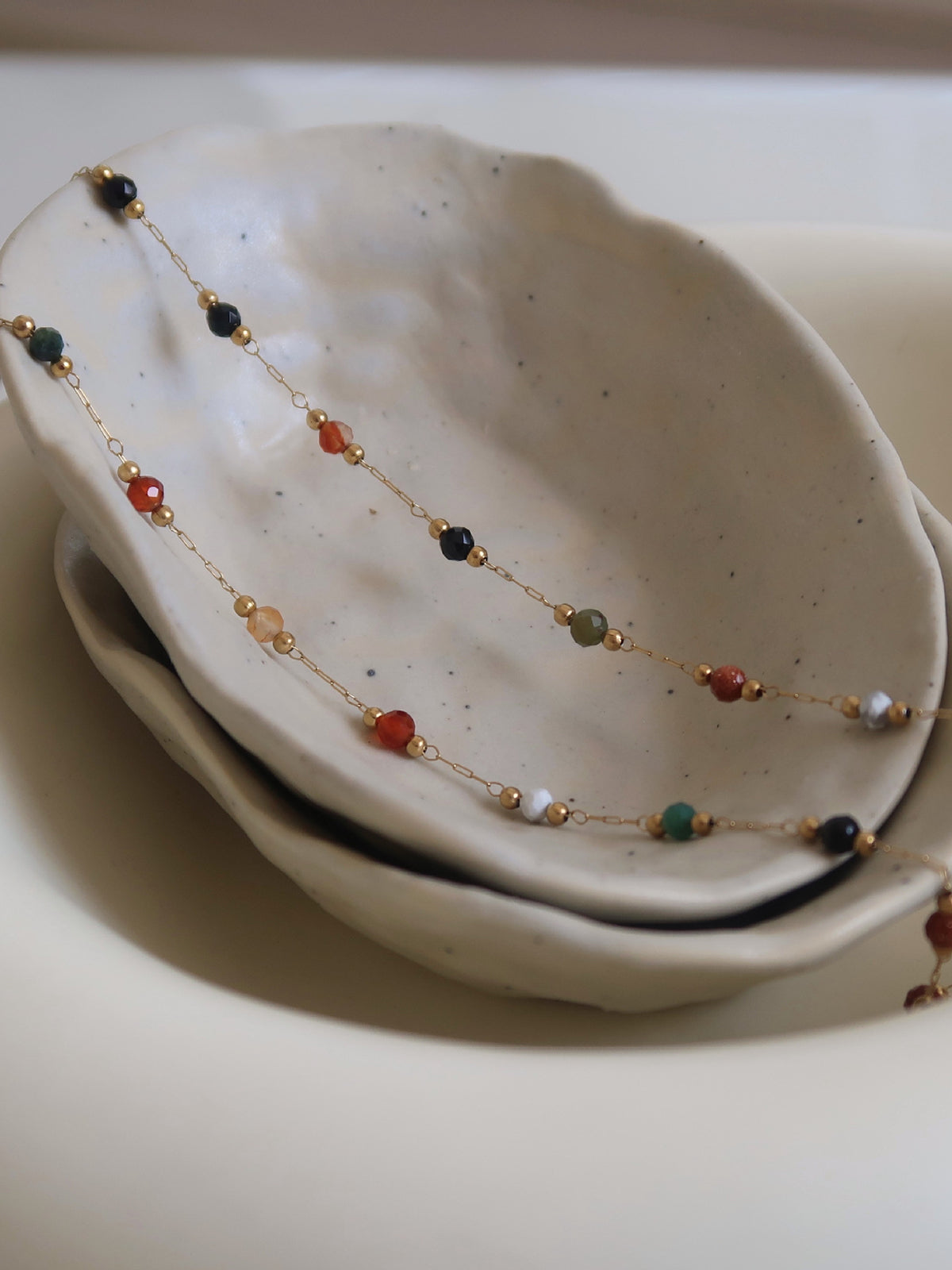 Bunte Perlengliederkette