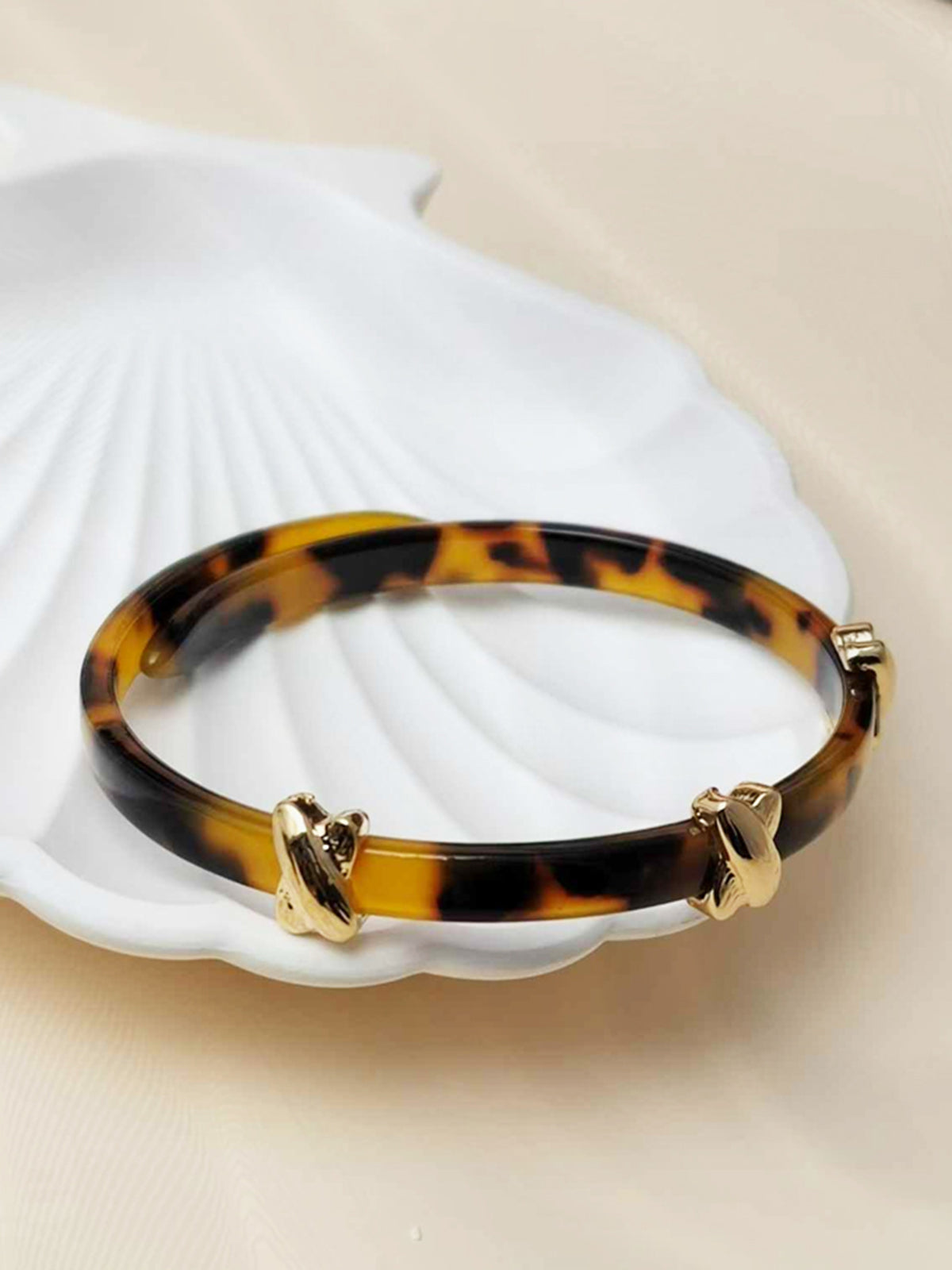 Bracelet en ambre acrylique 