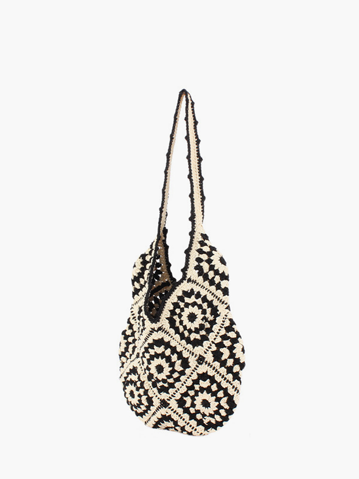 Boheme Strick-Hobo-Tasche