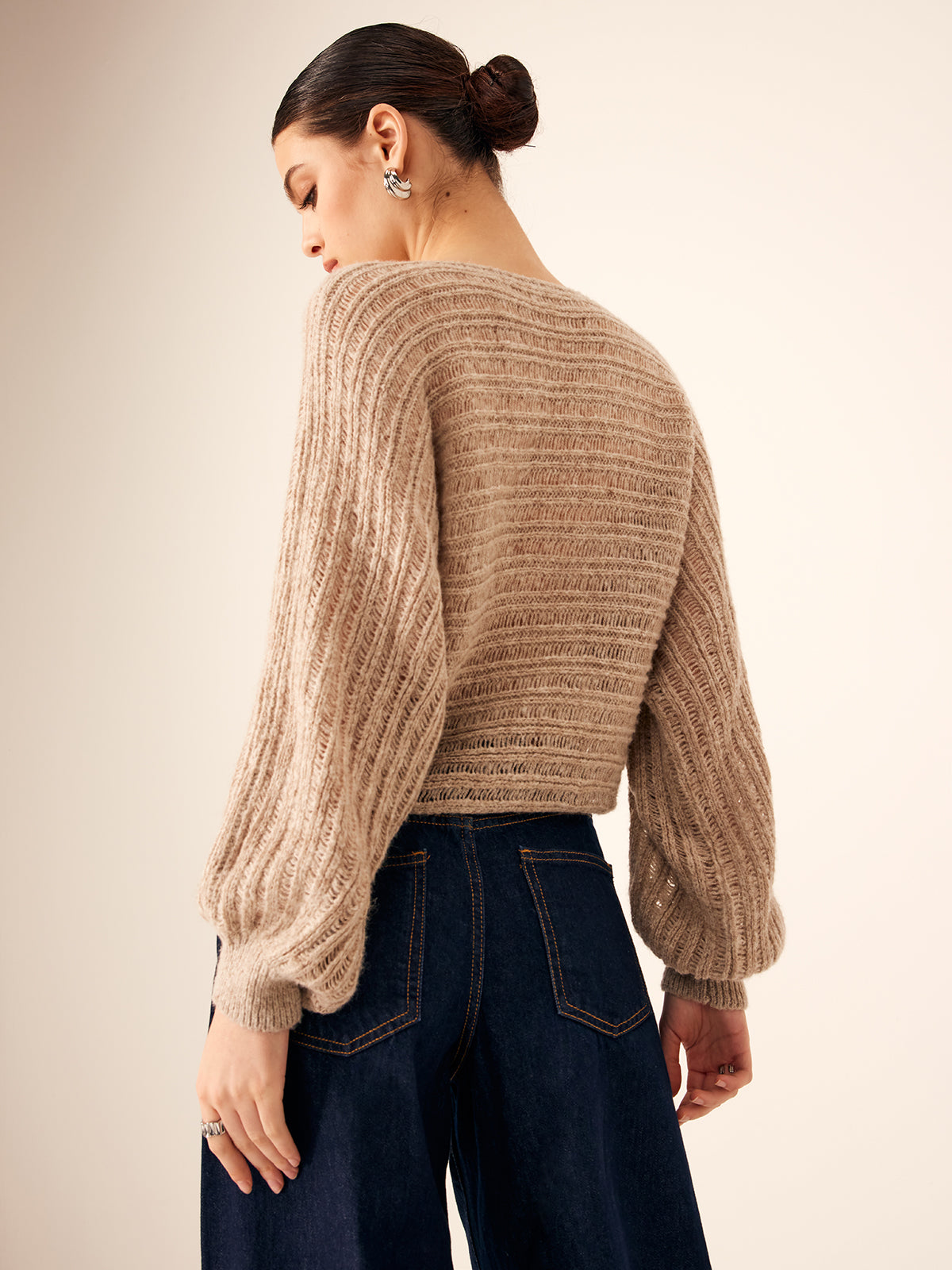 Oversized Striped Soft Sweater