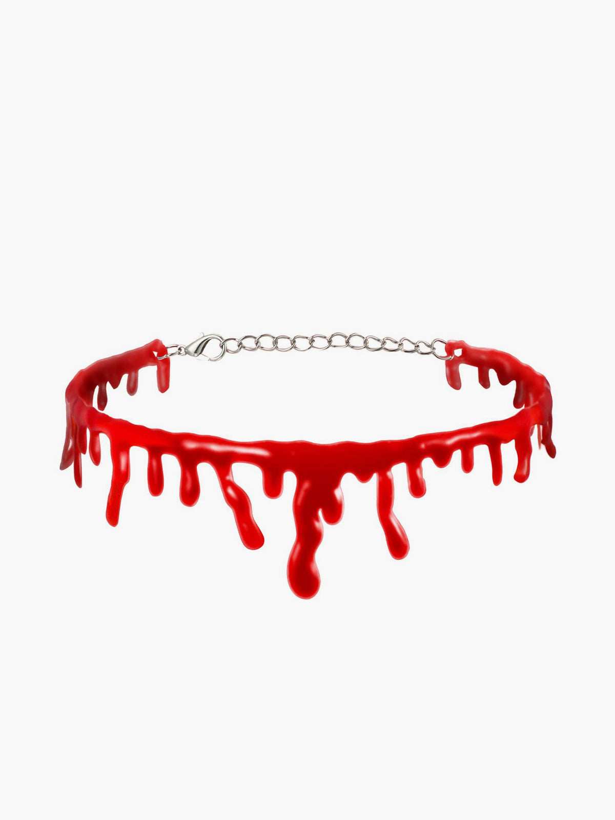 Halloween-Imitat-Bluttropfen-Choker-Halskette 