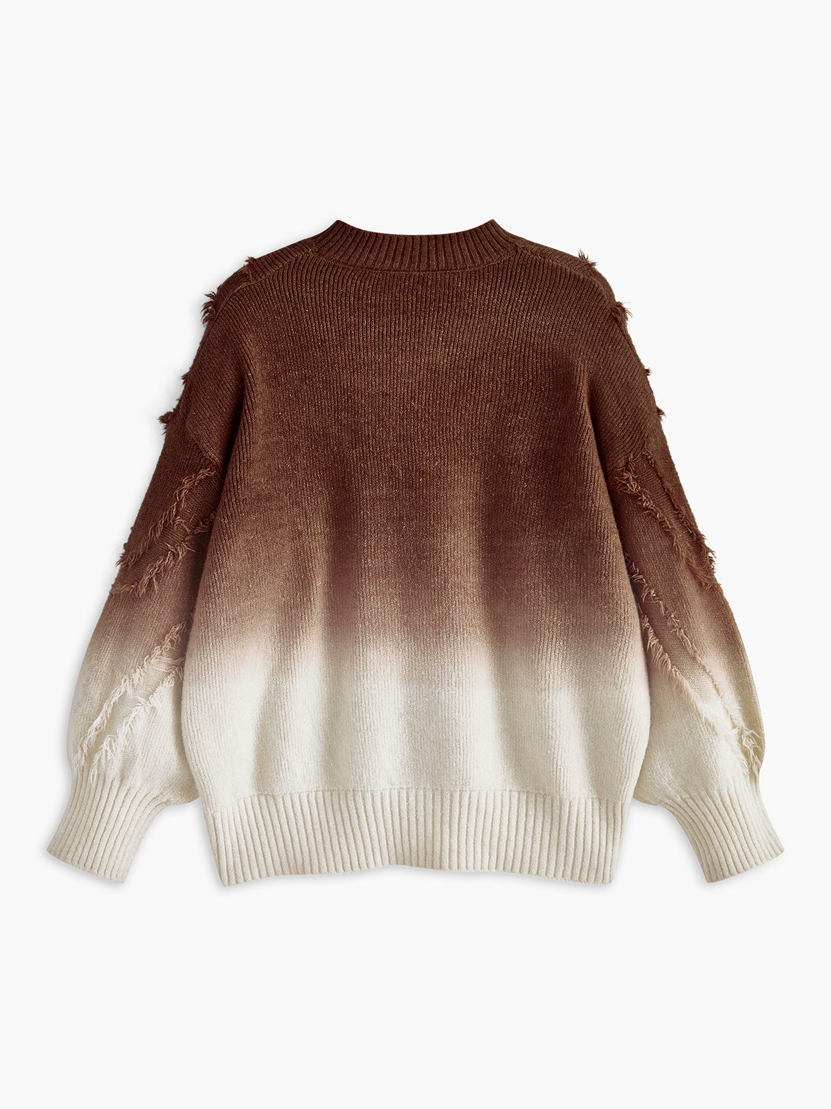 Pull à franges ombrées 