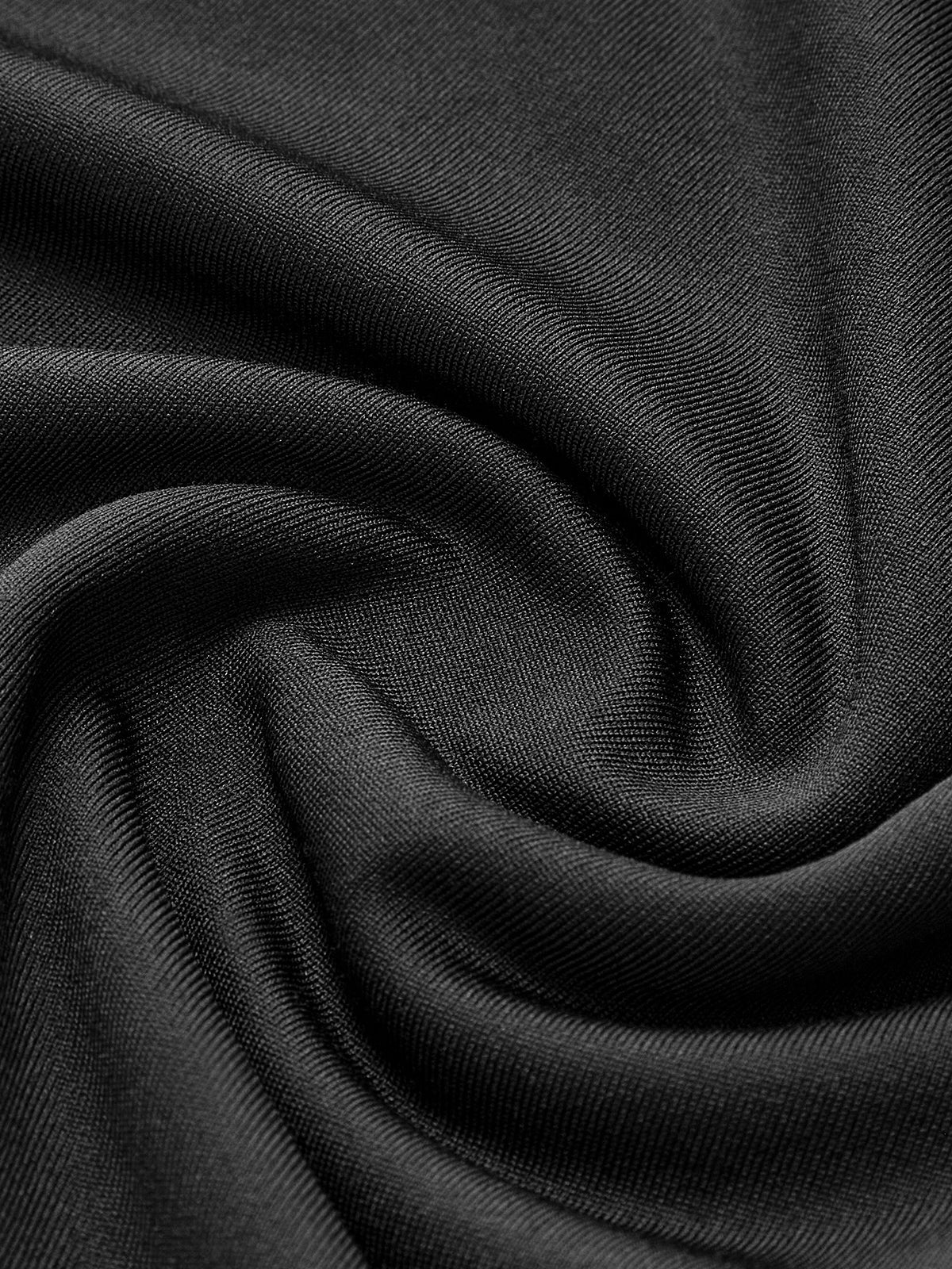 Robe tube bicolore à taille boutonnée 