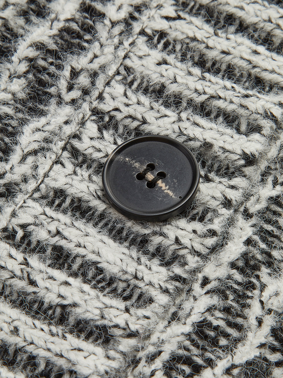 Vintage-Strickoberbekleidung mit Taschen