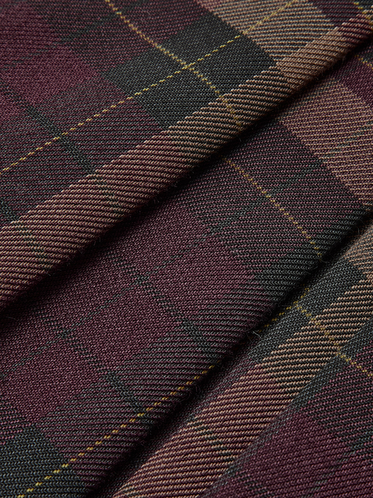 Minirock mit Karomuster und Reißverschluss 