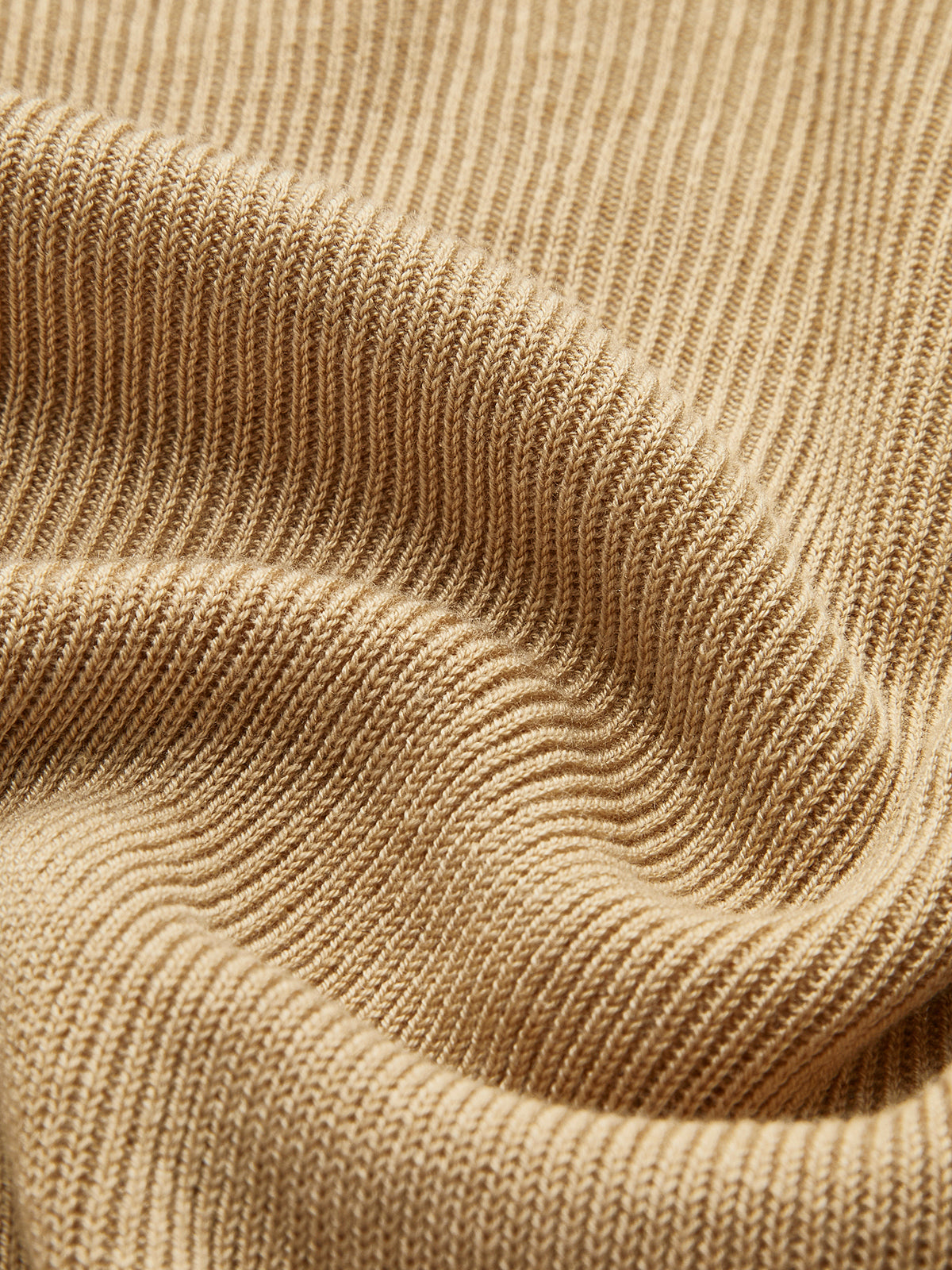 Pull à col montant extensible