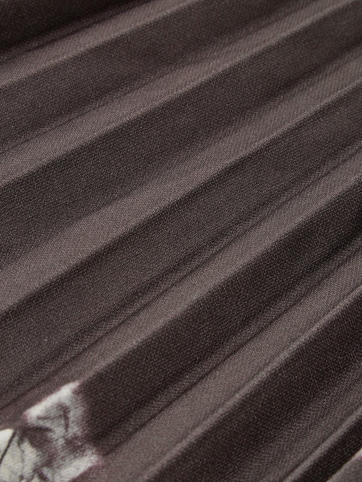 Vintage-Faltenrock mit Batikmuster 