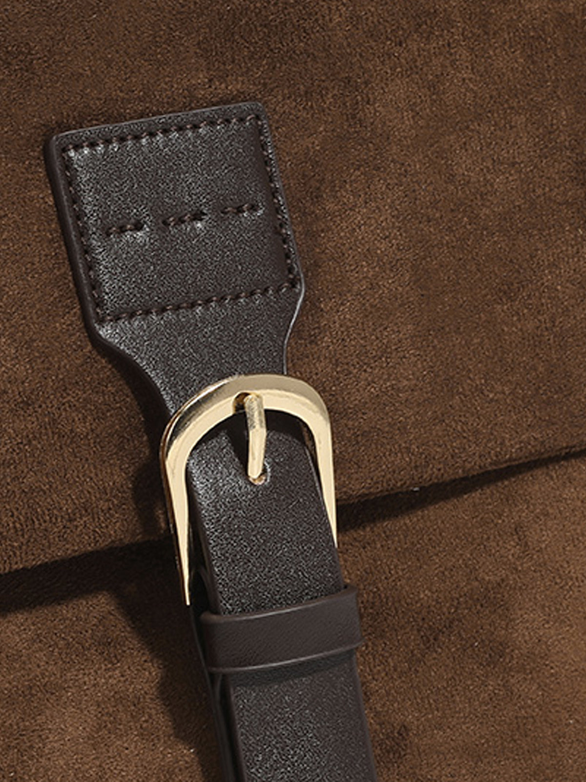 Vintage Schultertasche mit Schnallenverschluss 