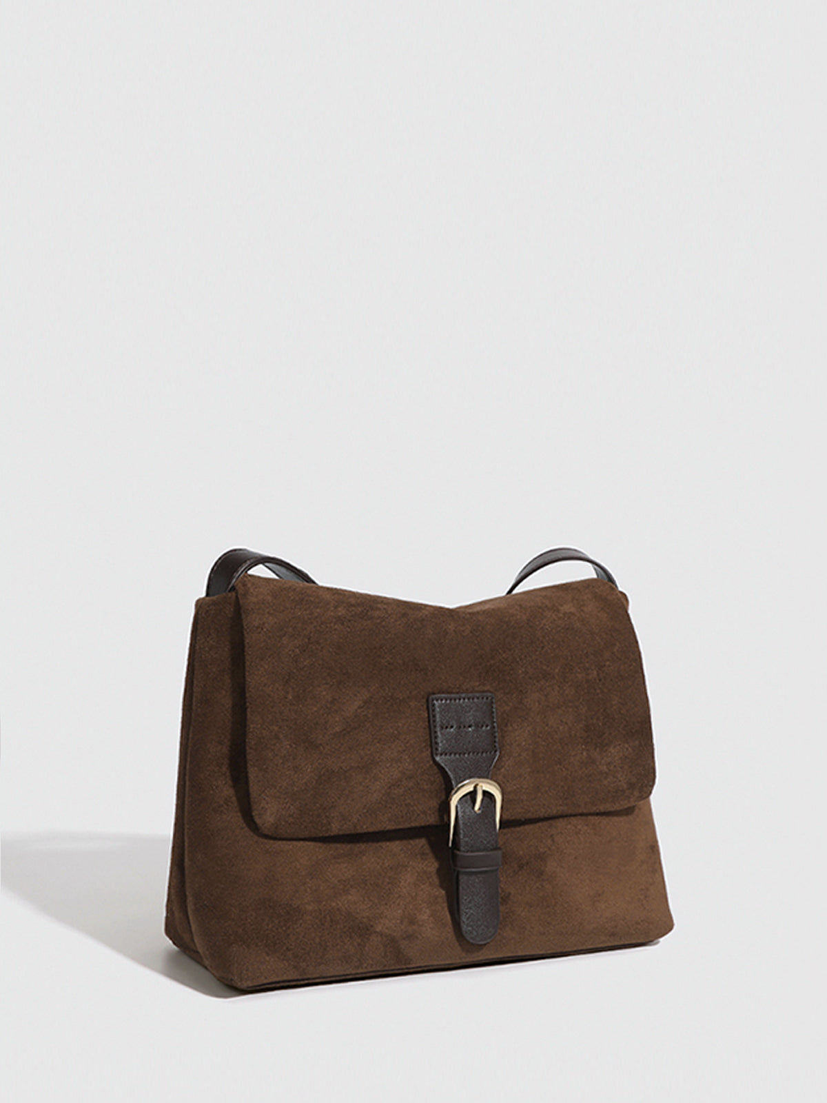 Vintage Schultertasche mit Schnallenverschluss 