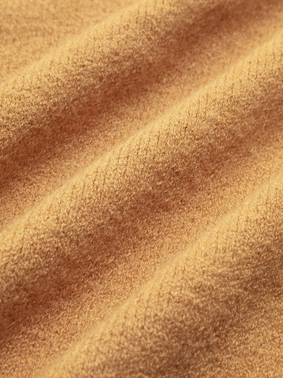 Dreiteiliges Set aus schlichtem Strickpullover und Hose mit Stehkragen 