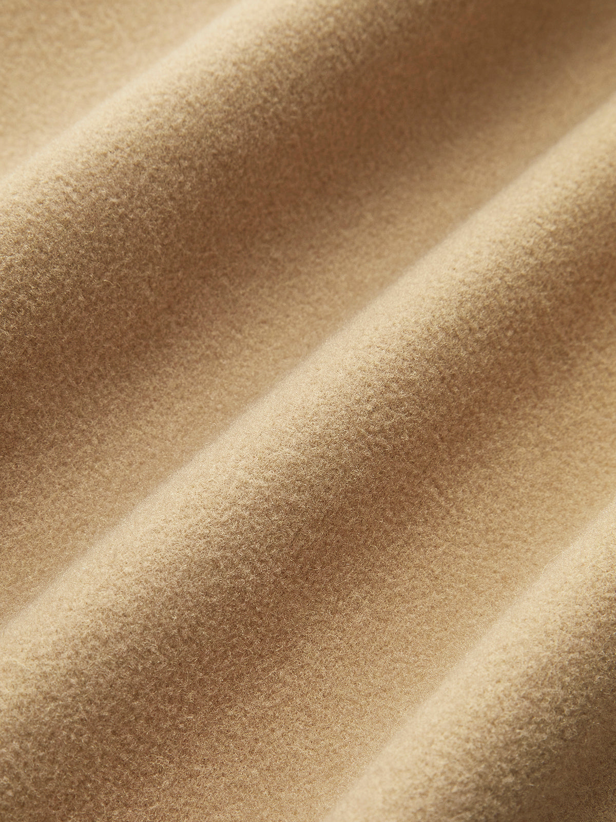 Manteau long minimaliste oversize en laine 