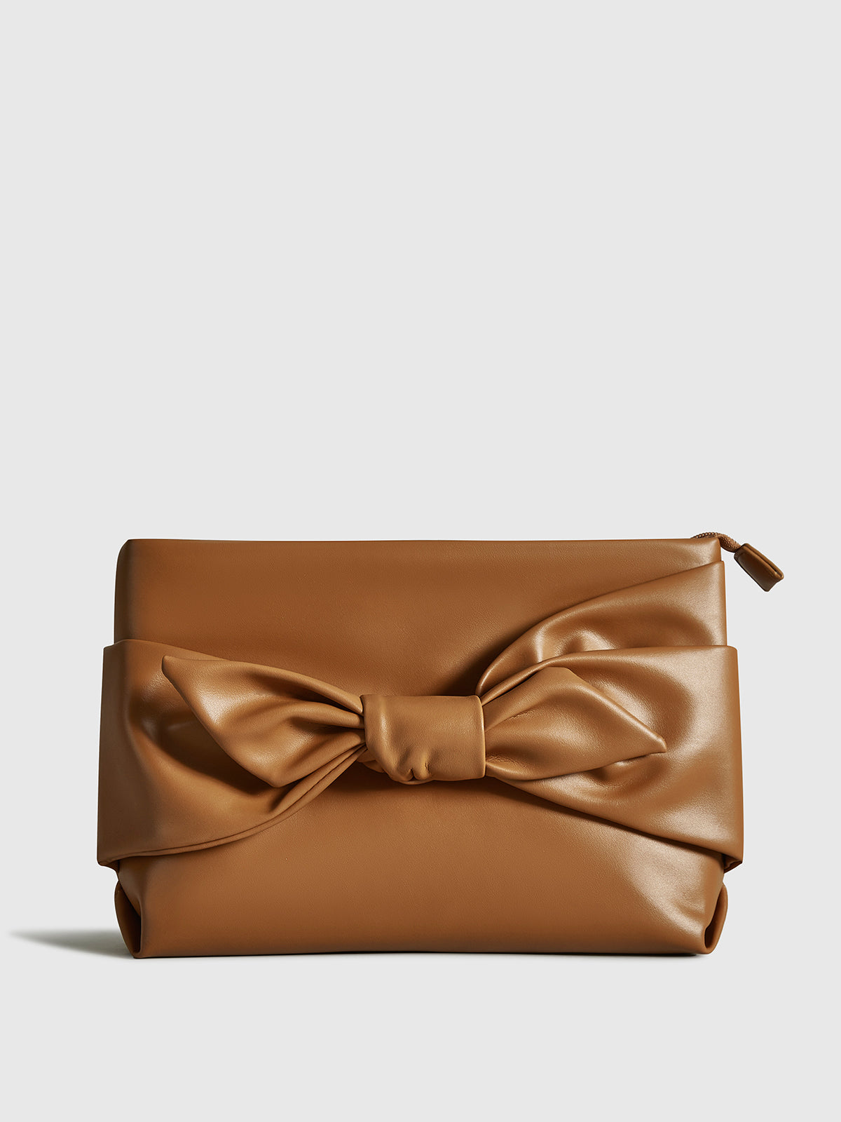 Bow Tofu Clutch Bag 