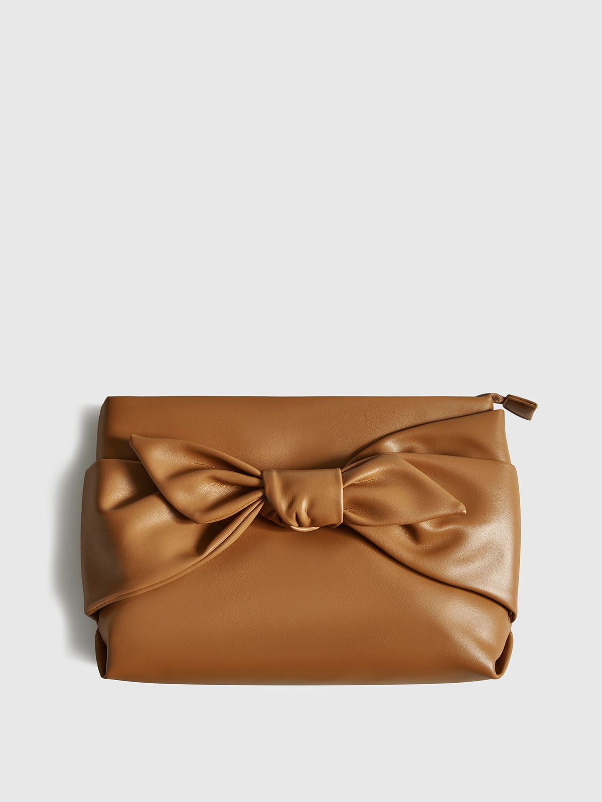 Bow Tofu Clutch Bag 