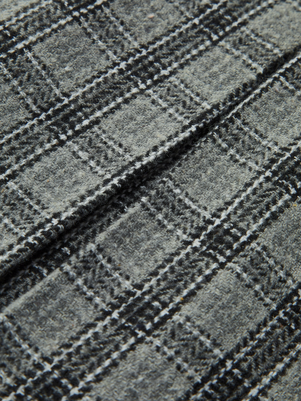 Karierter, plissierter Minirock mit Reißverschluss 