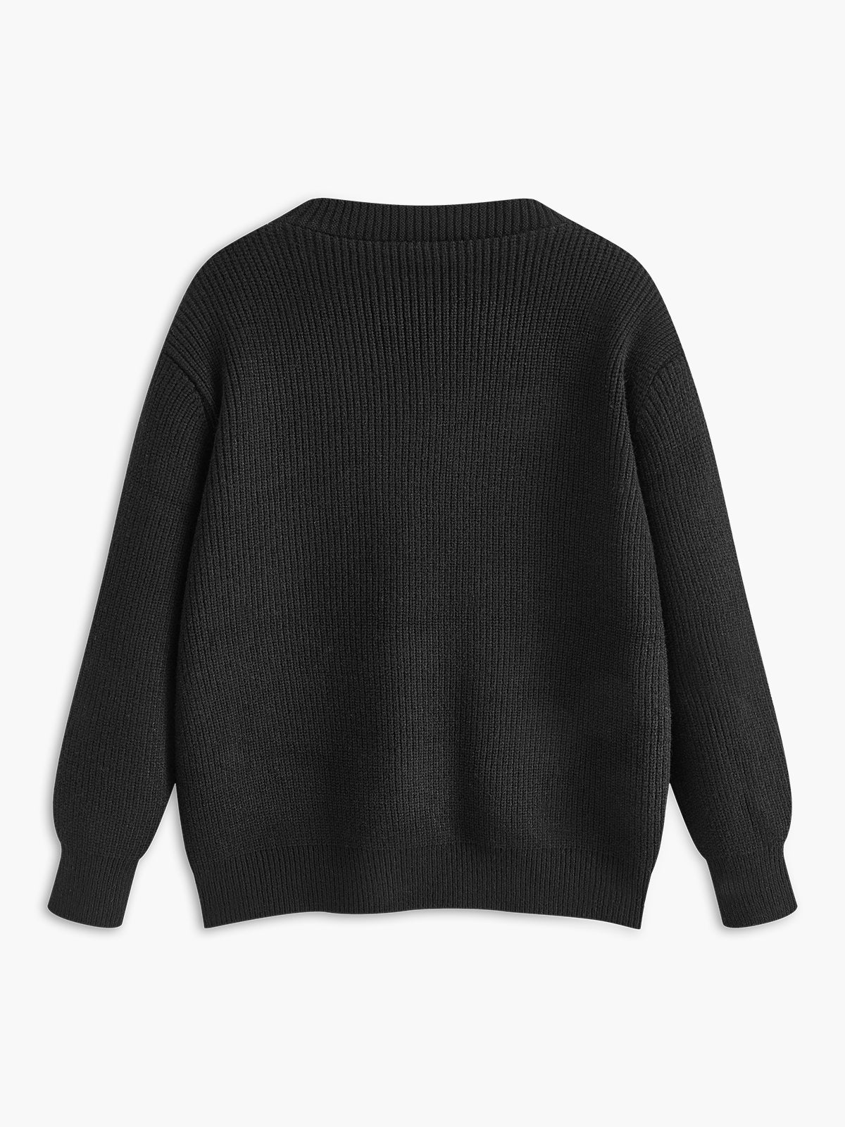 Kuscheliger Cardigan mit kontrastfarbenen Paspeln 