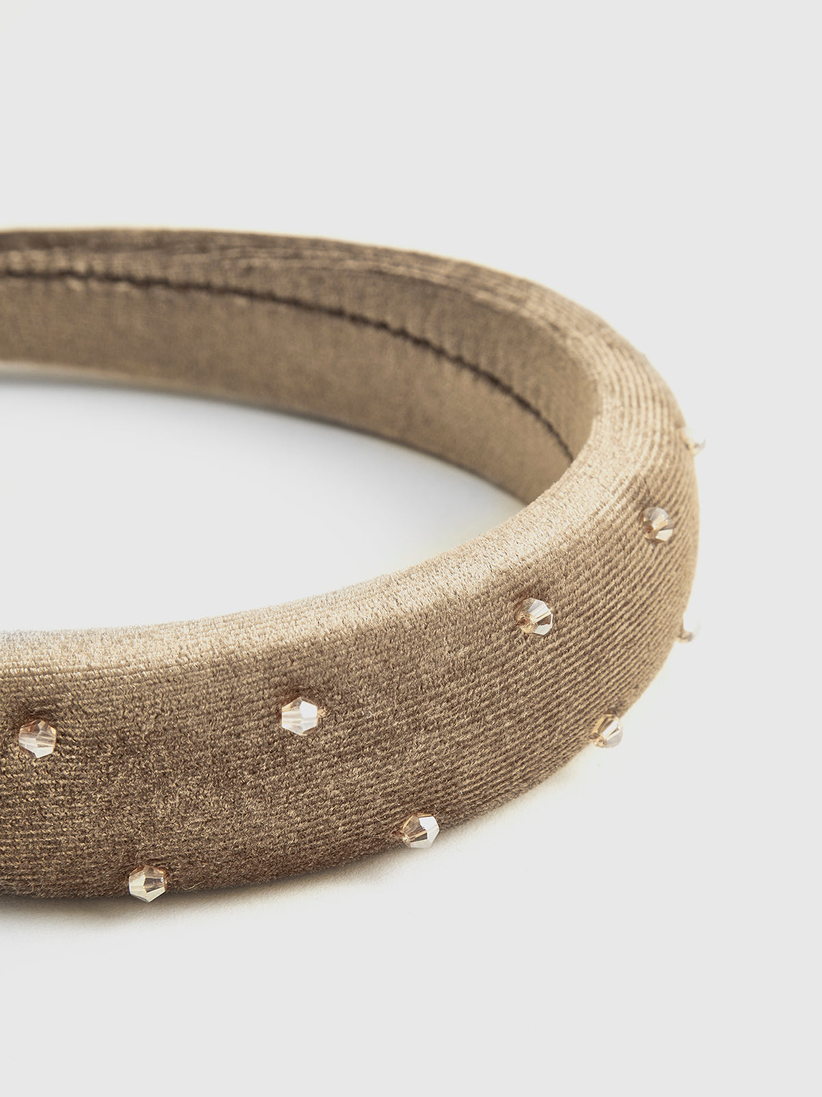 Retro Velvet Rhinestone Headband