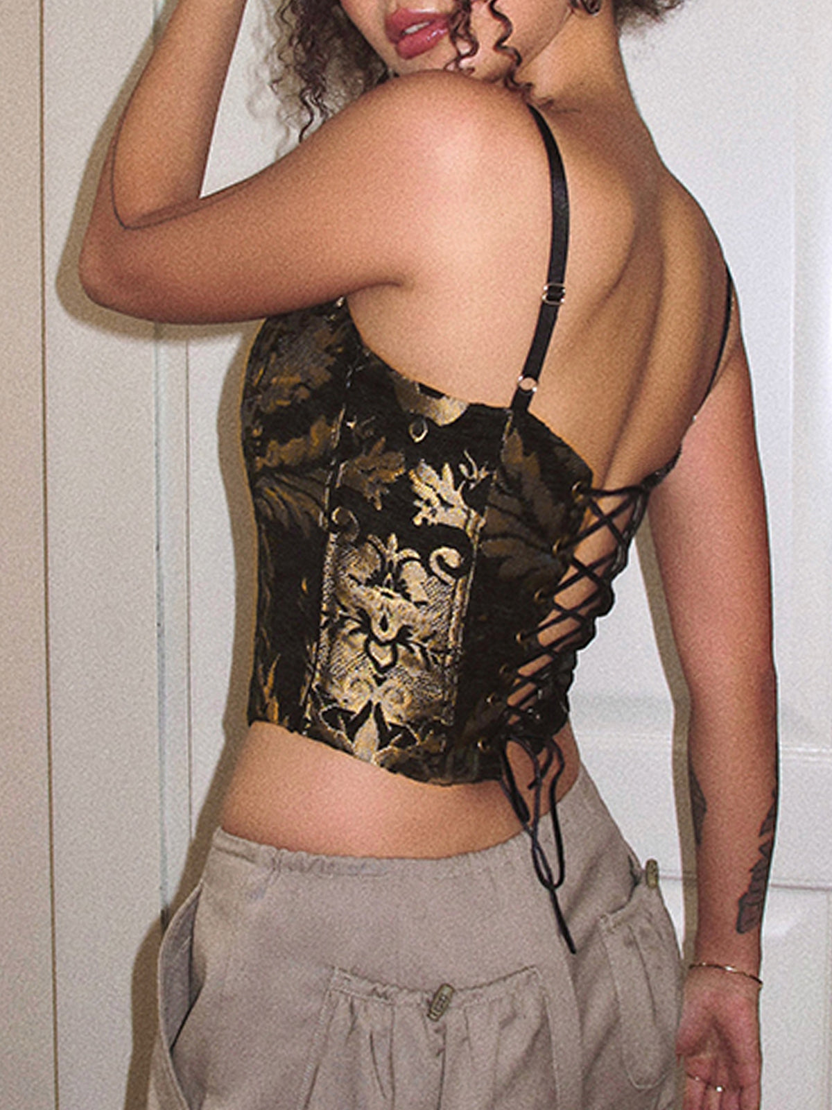 Vintage Drawstring Corset