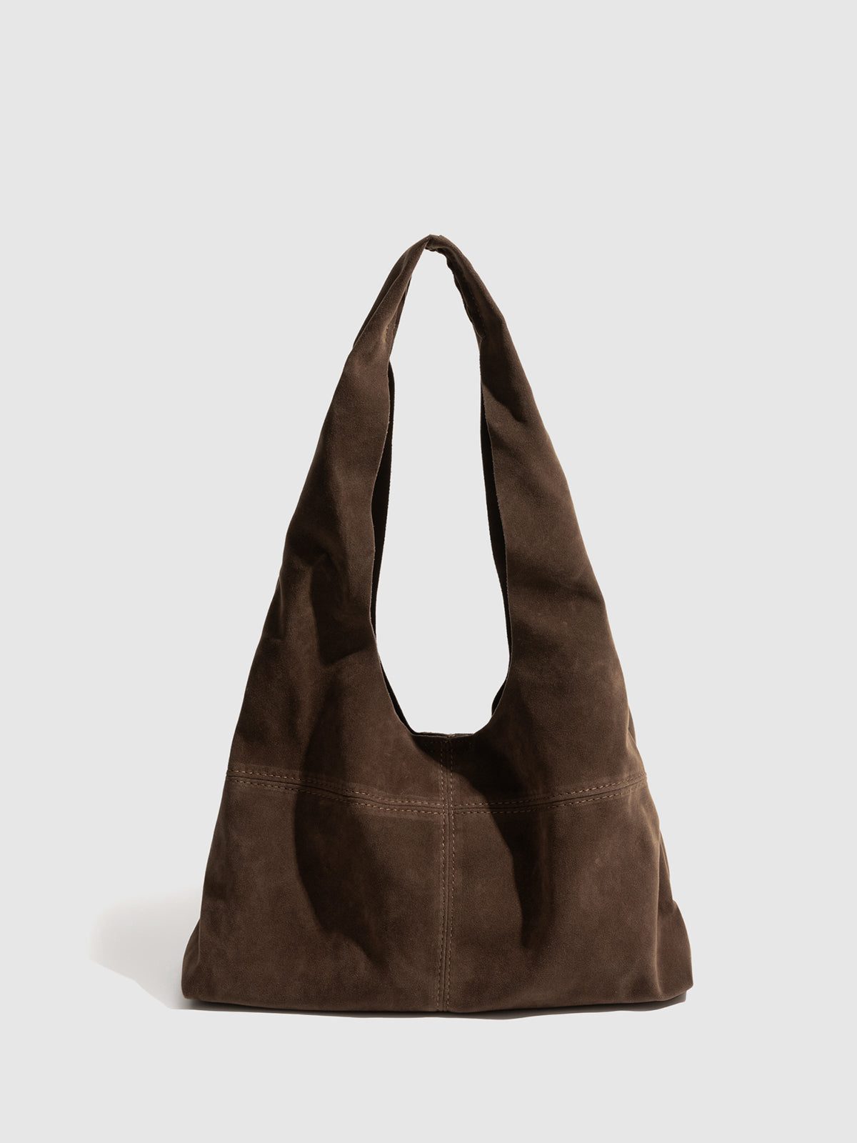 Hobo-Tasche mit Knopfverschluss