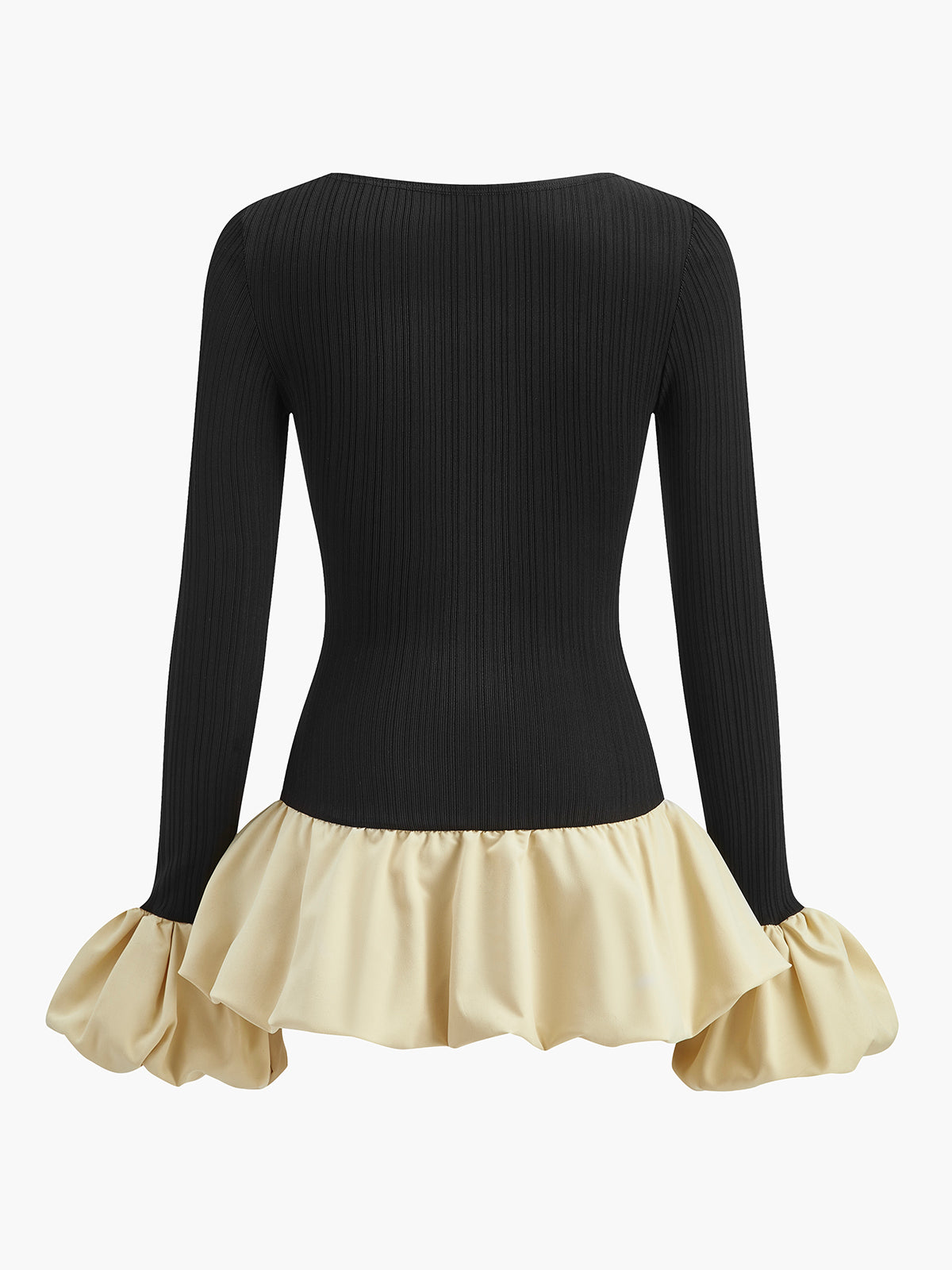 Kurzes Kleid mit Taillenpanel 