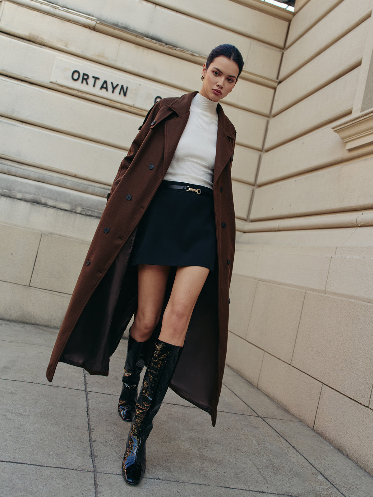 Melt Minirock mit Gürtel 