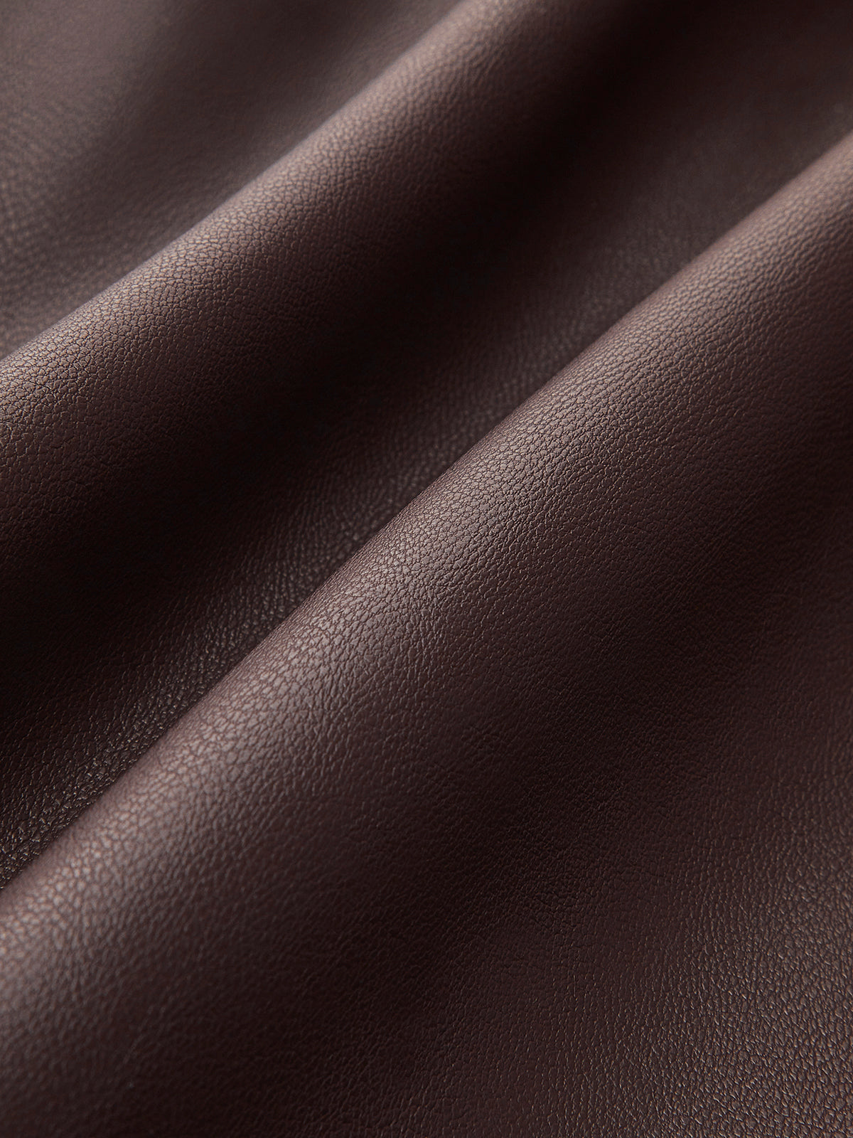 Rock aus Kunstleder mit Kordelzug 