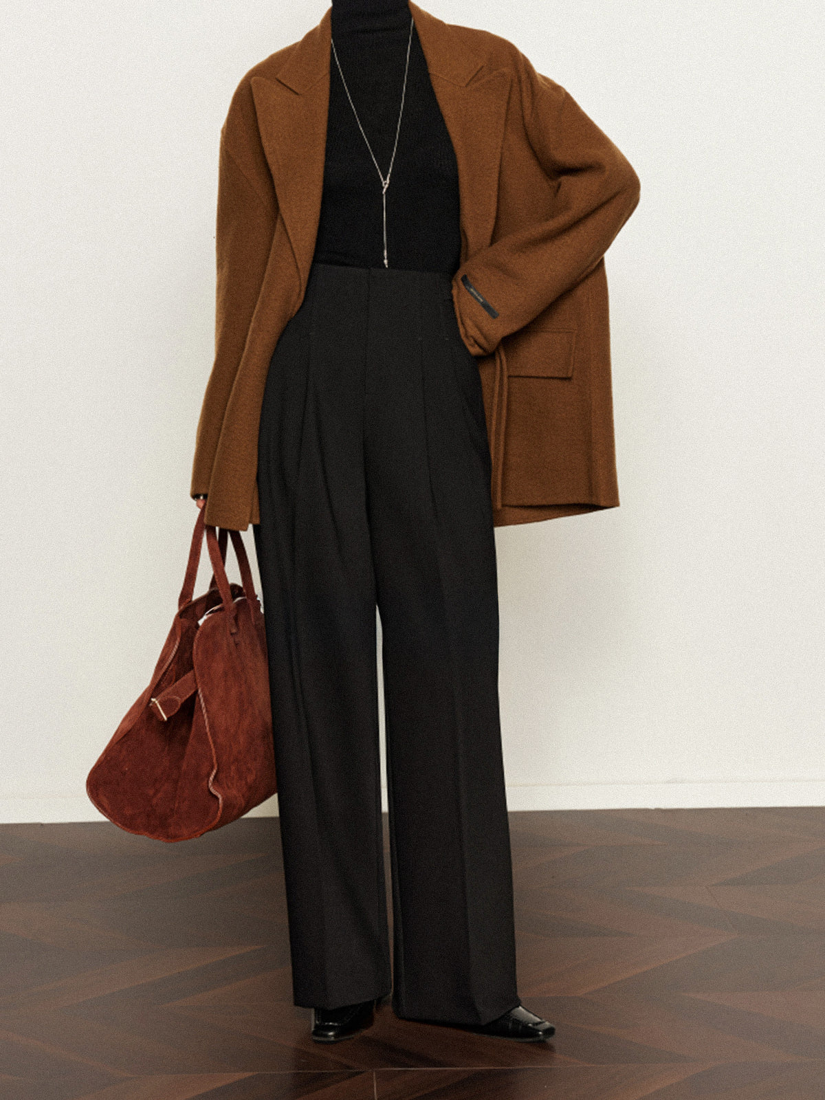 Plissierte, weite Hose 