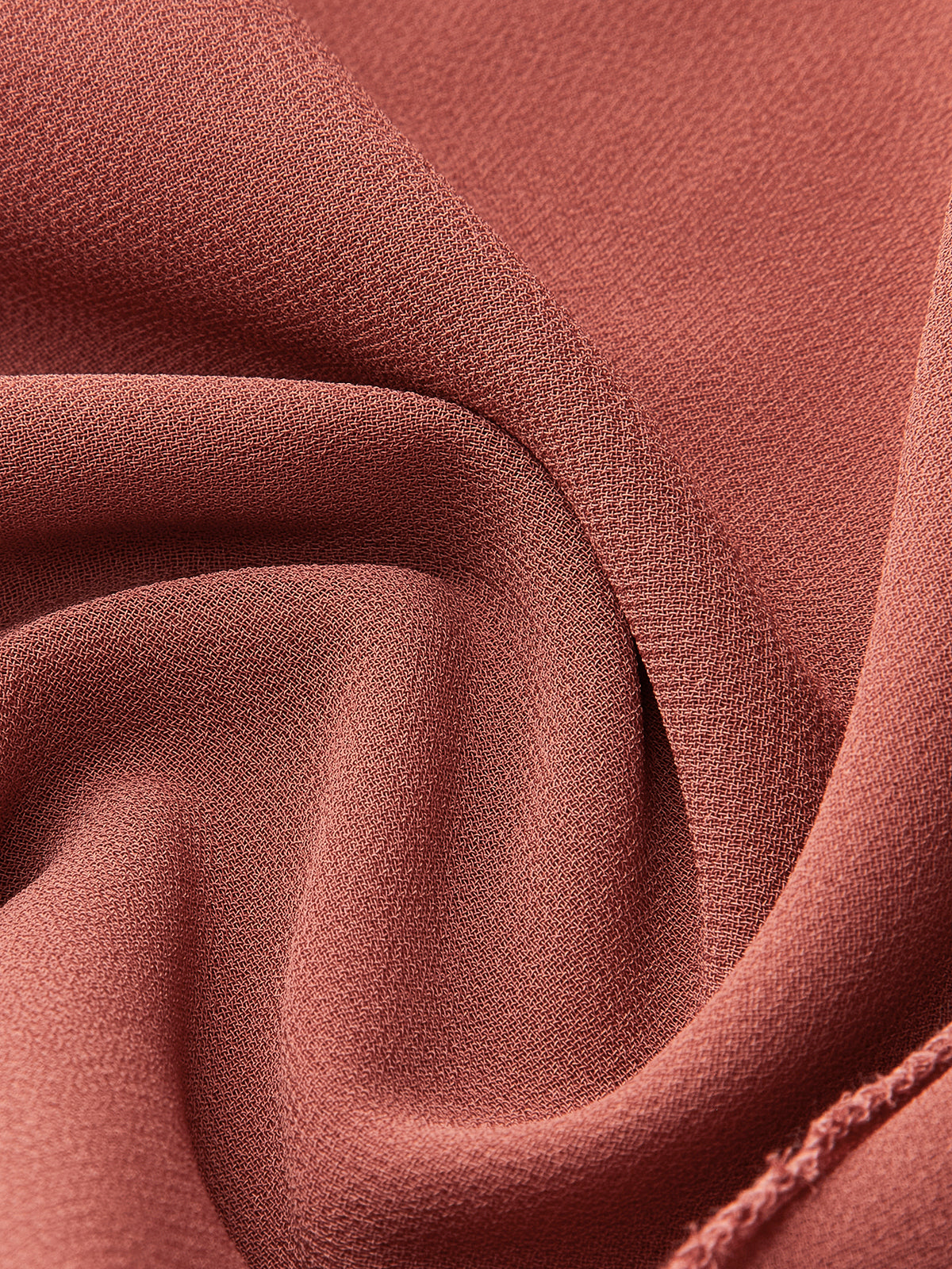 Chemisier à volants en mousseline semi-transparente 