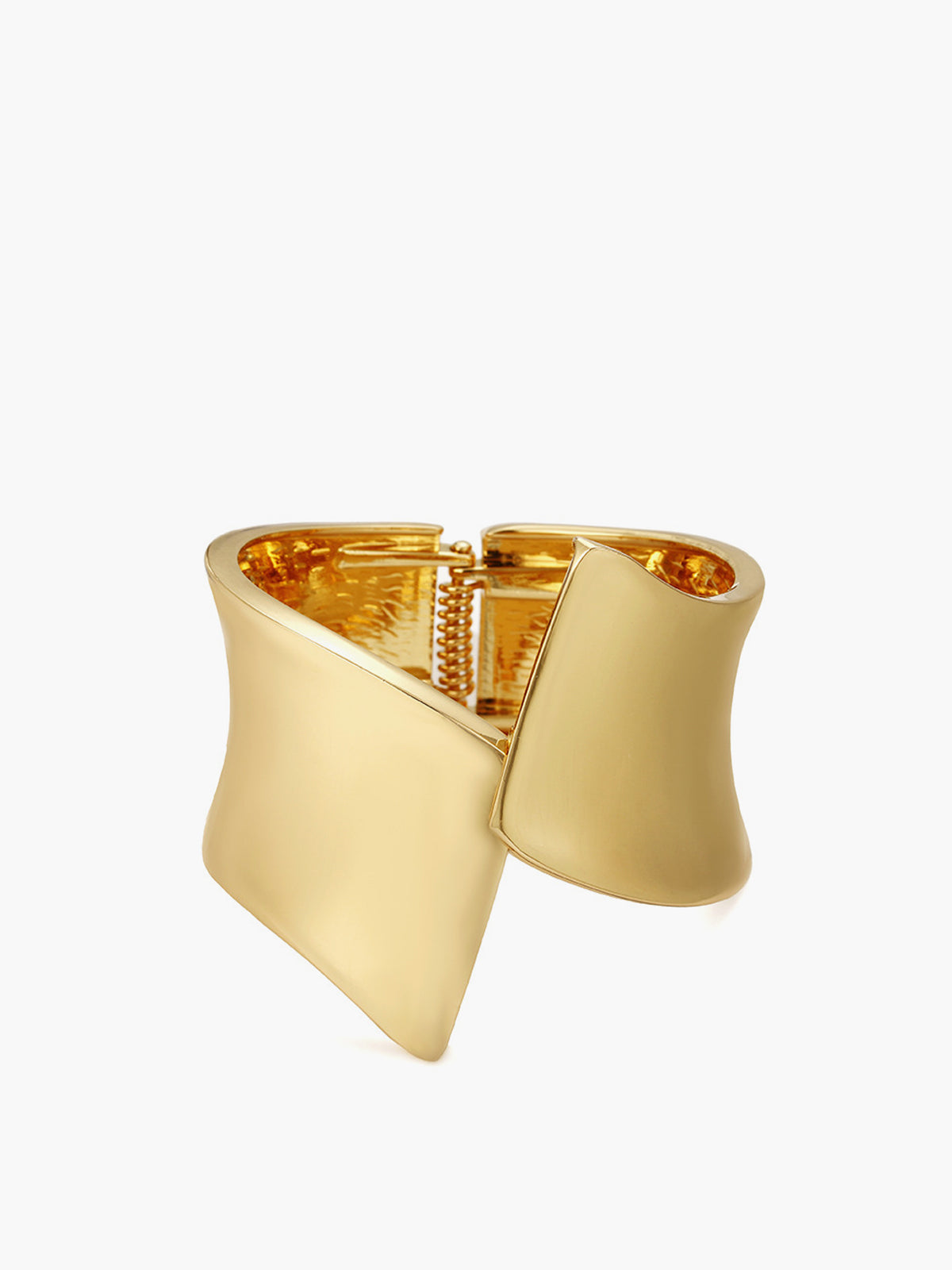 Bracelet tunnel asymétrique brillant 