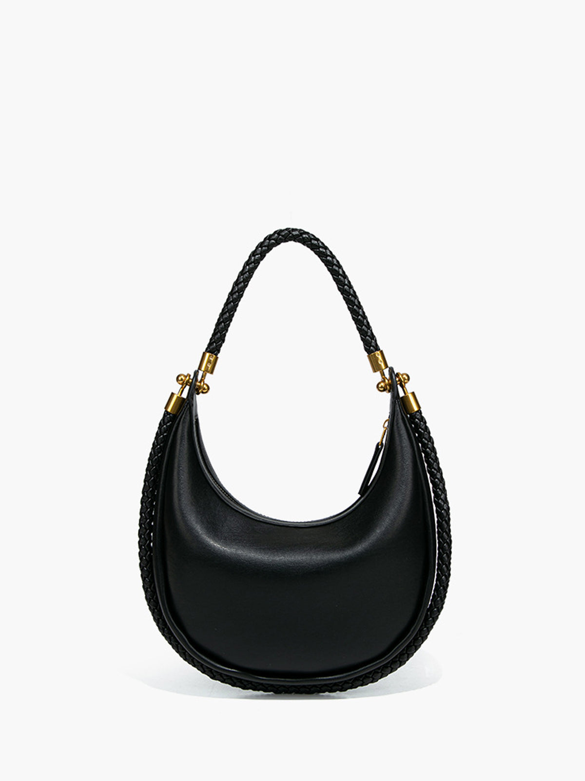 Sac croissant à poignée tissée supérieure