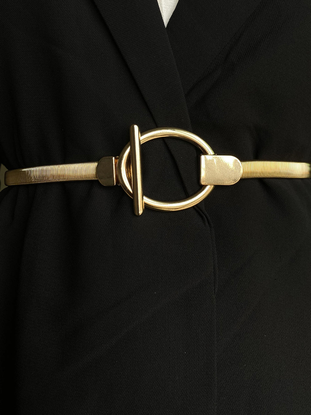 Ceinture fine lariat élastique