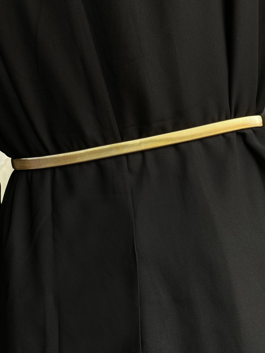 Ceinture fine lariat élastique