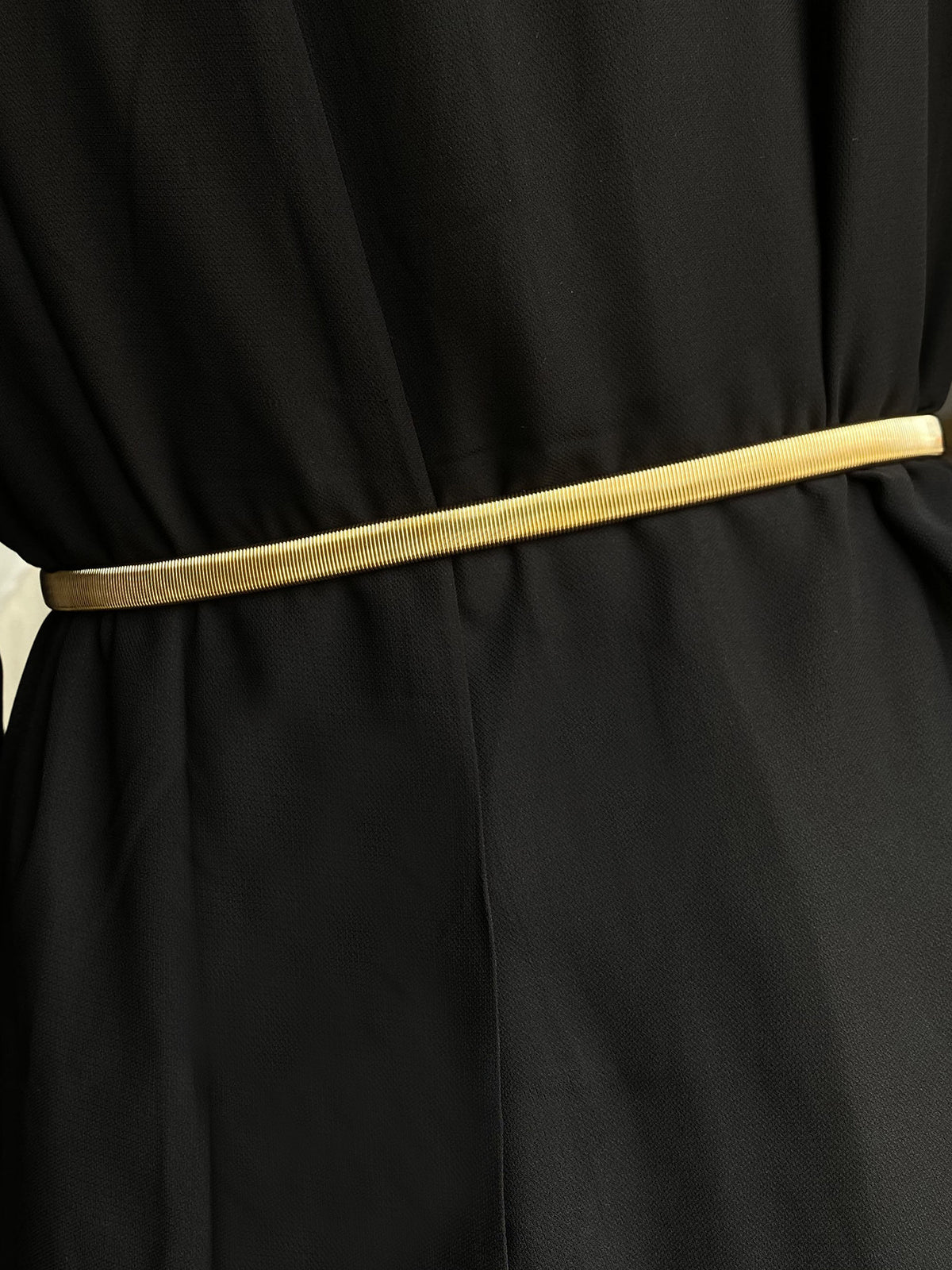 Ceinture fine lariat élastique