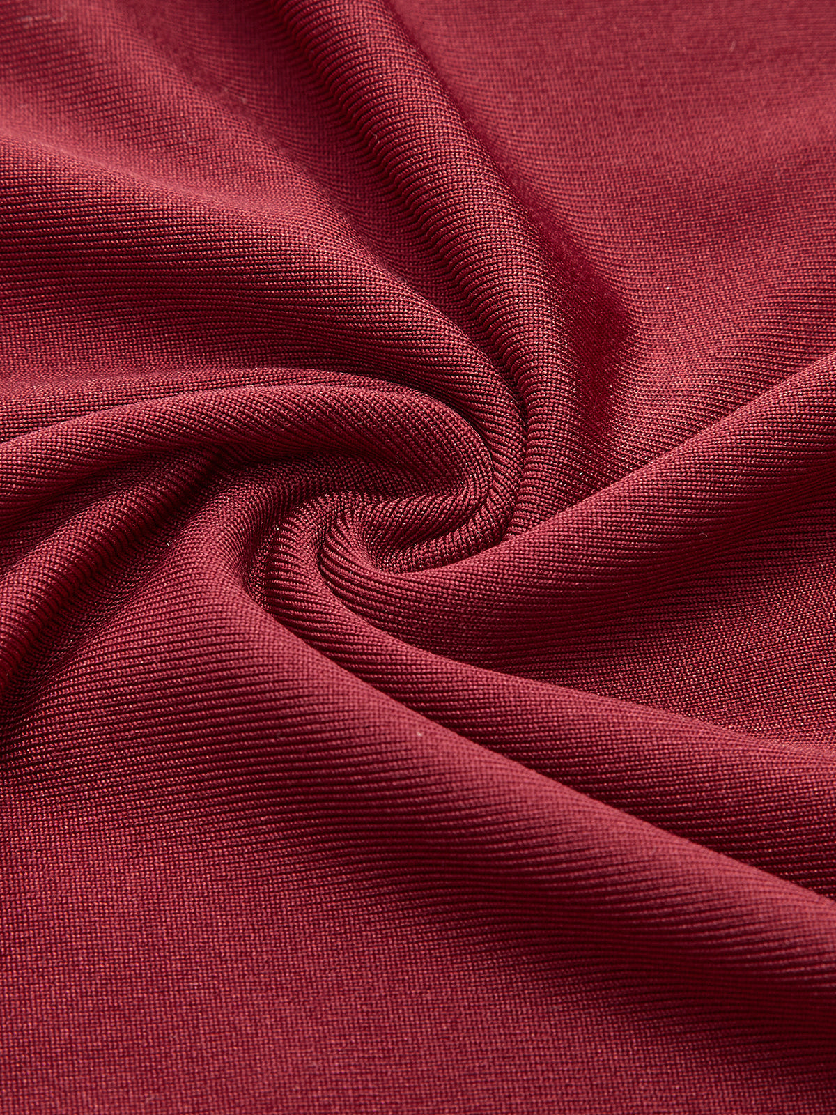 Robe longue cintrée en jersey froncé 