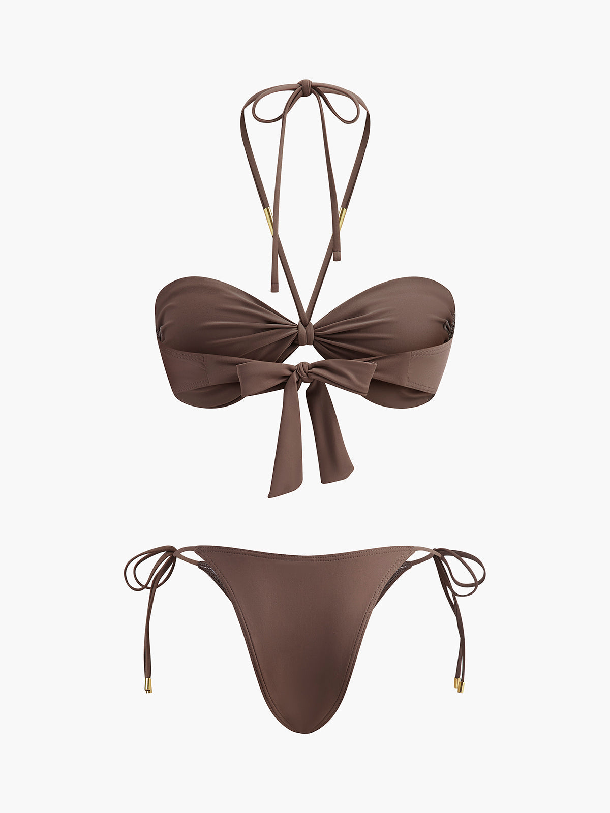 Bikini-Set mit Schleifenknoten